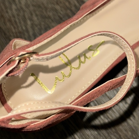 Lulus Deacon Rusty Rose Faux Suede Pointed-Toe Ankle Strap Heels - Picture 7 of 9